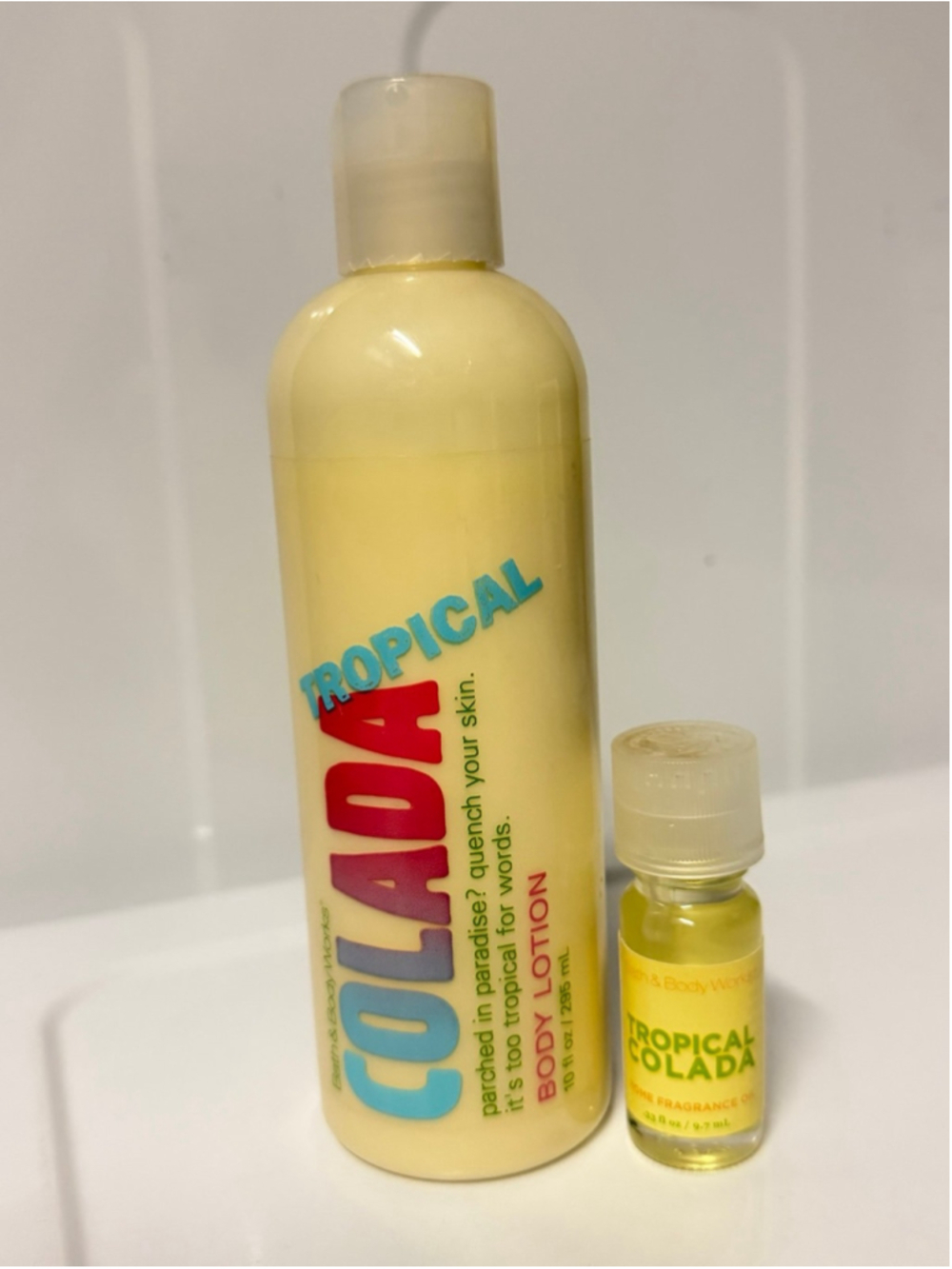 Tropical Colada Body Lotion AND home fragrance oil